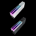 Pikkukuva 4 / 5: Tietokone DDR4 DDR5 5V ARGB Sync -muistin jäähdytin PC RGB Värikäs RAM-jäähdytyselementti Jäähdytyslevy Hopeanvalkoinen