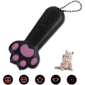 Miniatyrbild 1 av 5: Katt leksaker, 7 i 1 Multifunktion katt jagare leksaker Mini ficklampa, katt tass form Batteridriven katter Tracker, husdjur katt träning träningsverktyg