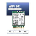 Miniatyrbillede 5 af 5: Ax210ngw Wifi6e Netværkskort Bluetooth 5.2 5374m Bånd Trådløst Netværkskort Med 8db Antenne Kit