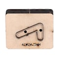 Miniatyrbild 1 av 5: Läder Skärform, 41x265mm, Siffer 7 Form, Stansform för DIY Hantverk & Smyckestillverkning, Precisionsremsdesign, Hållbart Hantverksverktyg