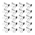 Miniatyrbillede 2 af 5: 20 stk. LED Holder Bezel Mount Messing Lysdiode Konkav Metalbase 5mm F5