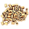 Miniatyrbilde 1 av 4: 50 stk. Messing M3*6mm Hul Dobbel Pass Kretskort Standoff Hex Spacer