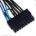 Pikkukuva 3 / 4: 2x ATX 24-nastainen emolevyyn 18-nastainen sovitin virtalähdekabel 18AWG Z420 Z620:lle