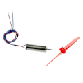 Miniatyrbillede 4 af 5: 1 par til DC 3.7V 720 Mini Model Helikopter Coreless Motor Propeller Stor Torq