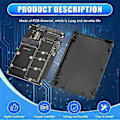 Miniatyrbillede 4 af 5: NGFF til SATA Seriel Adapter MSATA til SATA3.0 Dobbelt Formål 2-I-1 Adapterboks Sub Interne og Eksterne Boards