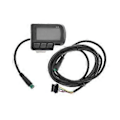 Miniatyrbilde 2 av 5: 24v 36v 48v Elektrisk Sykkel En06 Display Sm/vanntett 5pin Plugg LCD Skjerm For Ebike Deler