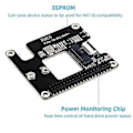 Pikkukuva 5 / 5: 5 PCIe - M.2 HAT NVME -nopean laajennuskortti 16P-kaapelilla ja GPIO-otsikkotuki aktiivisella jäähdyttimellä