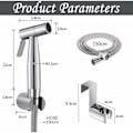 Miniatyrbillede 5 af 5: Bidet Toilet Sprayer, Håndholdt Bidet Sprayer til Toilet i Rustfrit Stål Bidet Sprayer Kit, Baby Stofble Sprayer, Nem at Installere, Med 1,5