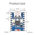 Miniatyrbild 2 av 5: ESP32-S3-Zero Mini Utvecklingskort ESP32-C3FN Modul Kompatibilitet WiFi Bluetooth RISC-V Inbäddat Utvecklingskort