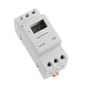 Miniatyrbilde 1 av 5: DIN-skinne for tidsrelébryter Digital LCD Strøm Programmerbar Timer for DC 12V N