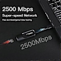 Miniatyrbilde 2 av 5: USB 3.0 til RJ45 Ethernet LAN-adapter 2500 Mbps Gigabit Laptop Ekstern Kablet Nettverkskonverter for Ethernet