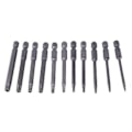 Miniatyrbillede 3 af 5: 11 stk. 75 mm S2 Stål Skruetrækker Bits Hex Torx T6/t7/t8/t9/t10/t15/t20/t25/t27/t30/t40