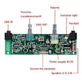 Miniatyrbilde 2 av 5: Audioforsterker Effektforsterkermodul Bluetooth-kompatibel Effektutgang Konvertering Lydutgangsmodul Platespiller