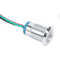 Miniatyrbillede 2 af 4: 4 Sæt Indikator LED Lys Vandtæt Fælles Anode Industrielle Kontrolkomponenter 12mm 110-220V
