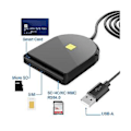 Miniatyrbillede 4 af 5: USB -functal Bærbar Convet Skatteangivelse Sim/sd/tf/ic Læser