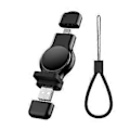 Miniatyrbillede 1 af 5: Strømadapter Trådløs Oplader Stand Dock Opladerkabel til Iwatch 2/3/4/5/6/7