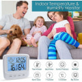 Miniatyrbild 2 av 5: Hög precision digital inomhus hygrometer termometer, temperaturmonitor