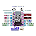Miniatyrbild 2 av 5: Esp32 C3 Kort Med 0.42 Tums Lcd Risc-v Tand S För Microprython Expans