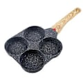 Miniatyrbillede 1 af 5: 4 Kops Æggepande Nonstick og Sund Æggestegningspande Alsidig Morgenmadspande til Æg Pandekager Plett Crepes-A