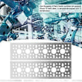 Pikkukuva 4 / 4: 2 kpl U-kanava alumiini 48x12mm Heavy Duty 3-sivuinen palkkitarvikeosa Robot3121-0006-0168