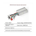 Miniatyrbillede 2 af 5: 48v 60v 72v 500w Hub Motor Controller 12 mdr. Maks. 30a Til Elcykel E-scooter Motorcykel Bldc Mot