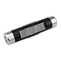 Miniatyrbild 1 av 4: 3-i-1 Fordonsinteriör Vädertermometer, Bil, Digital Klocka, Monitor, Clip-on För Lastbil Bil Fläkt 2st