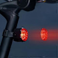 Miniatyrbillede 4 af 5: Intelligent Cykel Baglygte LED Advarselslygte Sensor Cykel Baglys