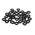 Pikkukuva 1 / 5: 30 kpl 2,5 mm x 6,5 mm x 2 mm kumisia O-renkaita mato-ongintaan