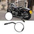 Miniatyrbillede 5 af 5: Bakspejl, 2 STK Rund Motorcykel Modificeret Motorcykel Bakspejl Rund Bakspejl Multi-funktionel