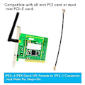 Pikkukuva 5 / 5: 2kpl 5cm pituinen Ipex-4 Ufl Fe - Ipex-1 -liitinkaapeliantenni Intel Ax200/ax210 Bcm94360h:lle
