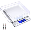 Miniatyrbild 1 av 5: Amir Digital Köksvåg, 500g Mini Sleeve Pearl Vågskala, Matlagning Matvåg, Bakgrundsbelyst Lcd-display, 2 Brickor, 6 Enheter, Automatisk Avstängning, Tara, Pcs, St