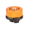 Miniatyrbillede 3 af 5: Gasblus Propan Genopfyldningsadapter Flad Cylinder Tank Kobling Container Adapter Til Campingblus, bot