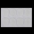 Miniatyrbillede 5 af 5: 8 stk. Alto/tenor Saxofon Sax Mundstykke Patches Pads Cushs 0,8 mm - gennemsigtig