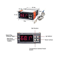 Miniatyrbillede 4 af 5: Zfx-7016k Intellint Højtemperatur Digital Tat Regulator 999 De Ovnbetr.