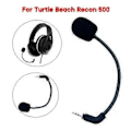Miniatyrbild 2 av 5: 2,5 mm kontakt - Mini Mikrofon för Turtle Beach Recon 500 Gaming Headset Hörlursmikrofon 2,5 Böjd Kontakt Röstmikrofon-