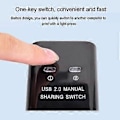 Miniatyrbild 4 av 5: Usb 2.0 Periferi Switch Adapter Usb Delnings Switch Box 2 Datorer Dela 1