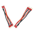 Miniatyrbillede 5 af 5: T Stik Adapter Konnektor 1 Hun til 2 Han Splitter til Liion Batteri