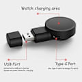 Miniatyrbillede 3 af 5: USB Opladerkabel Dock Beslag Base Oplader Adapter Stand til Galaxy Watch 4/3