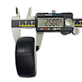 Miniatyrbilde 2 av 5: 4 stk. 58mm Dekk 12mm Hex Felger Med Svamp For 1/10 1/12 Rc Driftebil 3racing Sakura M5 Mst Tcr M04