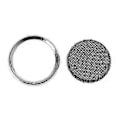 Miniatyrbillede 5 af 5: Bilhøjttaler Gitter Mesh Cover Grill Cover Beskyttelsesskærm Bil Audio Subwoofer Udskiftning Mesh Net Højttaler Tilbehør