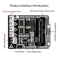 Miniatyrbild 4 av 5: DC 6-12V 4-vägs Motordrivmodul Högpresterande Motordrivförlängningsutvecklingskort för Bilmodell
