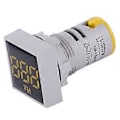 Miniatyrbillede 3 af 4: Firkantet Digital Display LED Indikationslys AC100~380V 20~75Hz Frekvensmåling (Gul)