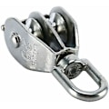Miniatyrbilde 3 av 3: Sett med 2 304 rustfrie stål doble trinser - med svingkrok (m20)