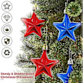 Miniatyrbild 4 av 5: Julgransprydnader Set, 2.76\" Okrossbara Prydnader För Julgranar Högtid Bröllopsfest Dekoration Om 24 St (silver)