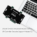 Miniatyrbild 4 av 5: Sp201e Dmx512 Ws2812b Ws2811 Till Spi Kontroller Dekoder, Stödjer Flera ICs