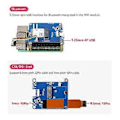 Miniatyrbild 4 av 5: MPW7ACB+ med BT USB-adapter för 5 PCIE till M.2 E-Key WiFi7-modul BE200 Stöd för TPU, WiFi6E AX210, AX200
