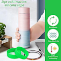 Miniatyrbilde 5 av 5: Silic S For Sublimat Emner, 2 Størrelser Silic Sleeve Kit For 20 30 Oz Skinny Stra