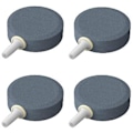 Miniatyrbilde 1 av 3: Akvarium 4 Cm Luftstein Disk Boble Diffuser Utløserverktøy For Luftpumper Akvarier Bøtter Små Dammer Og Dwc Beholdere, 4 Pakning