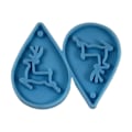 Miniatyrbillede 5 af 5: Juleørering Epoxy Resin Form Ørehæng Dangler Vedhæng Silikoneform DIY