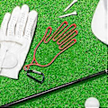 Miniatyrbillede 2 af 5: White Glove Support Rack til Mænd og Kvinder Golfspillere for at Fremme Tørring af Handsker